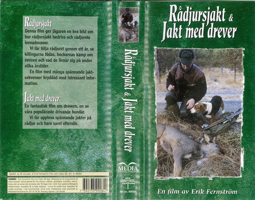 RÅDJURSJAKT & JAKT MED DREVER  (VHS)