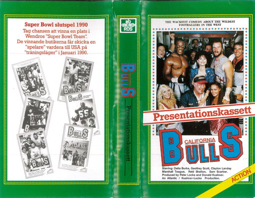 CALIFORNIA BULLS  (VHS)