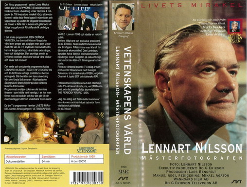 LENNART NILSSON - MÄSTERFOTOGRAFEN (VHS)