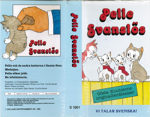 PELLE SVANSLÖS (VHS) 1001