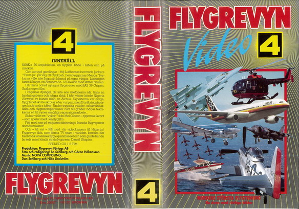 FLYGREVYN VIDEO 4 (VHS)