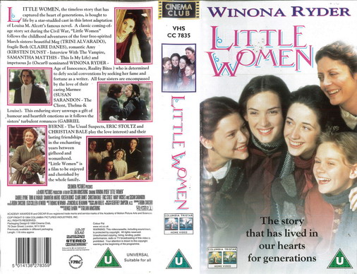 LITTLE WOMAN  (VHS) UK