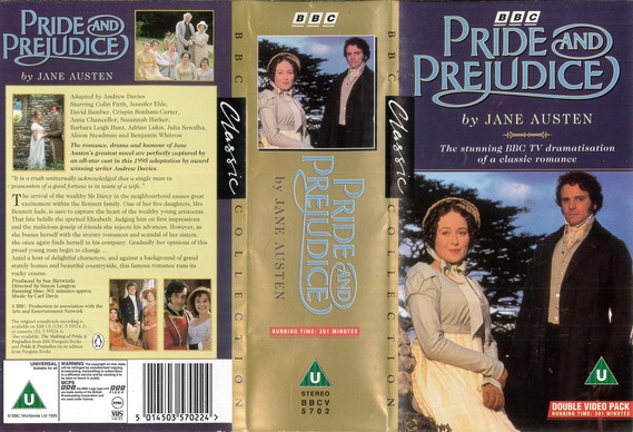 PRIDE AND PREJUDICE (VHS) UK