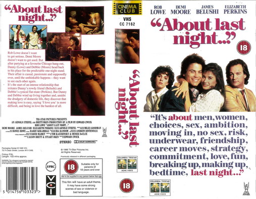 ABOUT LAST NIGHT (VHS) (UK-IMPORT)