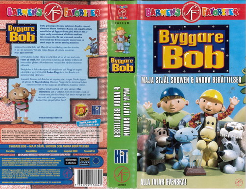 BYGGAR BOB - MAJA STJÄL SHOWEN.. (VHS)