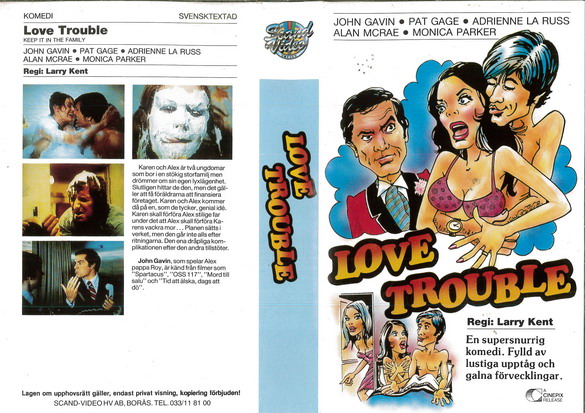 LOVE TROUBLE (vhs omslag)