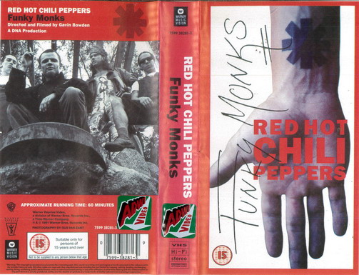 RED HOT CHILI PEPPERS - FUNKY MONKS (BEG VHS)