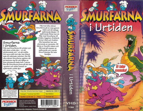 SMURFARNA I URTIDEN (VHS)