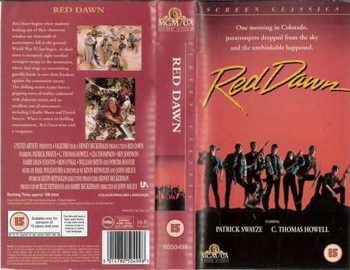 RED DAWN (VHS)UK