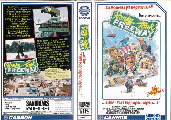 HONKEY TONK FREEWAY (VHS)