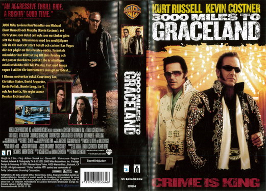 3000 MILES TO GRACELAND (VHS)