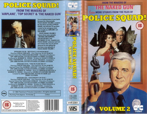 POLICE SQUAD (VHS) UK