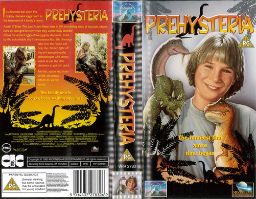 PREHYSTERIA (VHS) UK