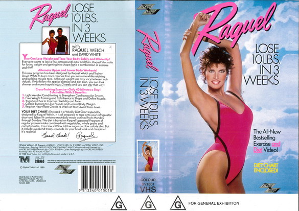 RAQUEL LOSE 10LBS IN 3 WEEKS (VHS) IMPORT