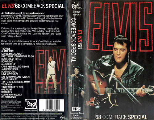 ELVIS - 68'COMBACK SPECIAL (VHS)