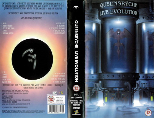 QUEENSRYCHE - LIVE EVOLUTION (MUSIK VHS) BEG