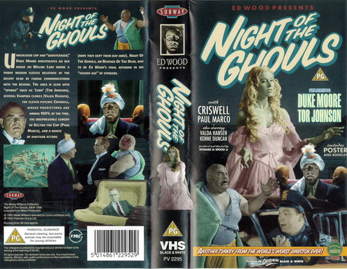 NIGHT OF THE GHOULS (VHS) UK