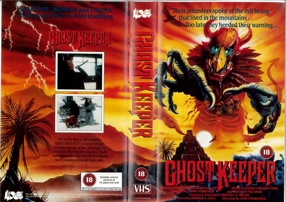 GHOST KEEPER (VHS) uk