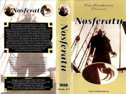 NOSFERATU - 1922(VHS)