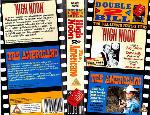 HIGH NOON + AMERICANO (VHS)