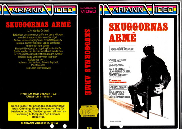 M 90 SKUGGORNAS ARME (VHS)