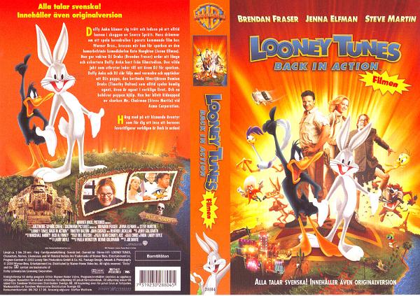 LOONEY TUNES BACK IN ACTION (vhs-omslag)