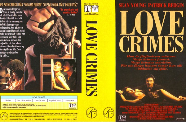 LOVE CRIMES (vhs-omslag)