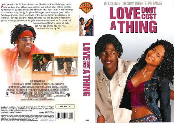 LOVE DON'T COST A THING (vhs-omslag)