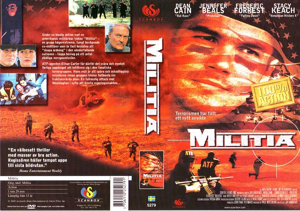 MILITIA (vhs-omslag)