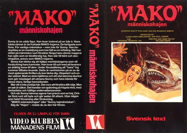 MAKO - MÄNNISKOHAJEN (VHS)