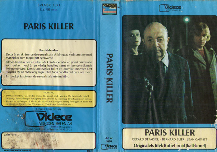 1030 Paris Killer (VHS)