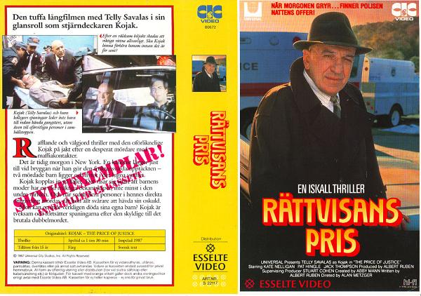 22117 RÄTTVISANS PRIS (VHS)