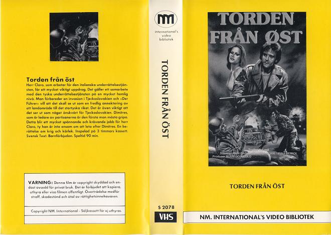 S 2078 TORDEN FRÅN ÖST  (VHS)