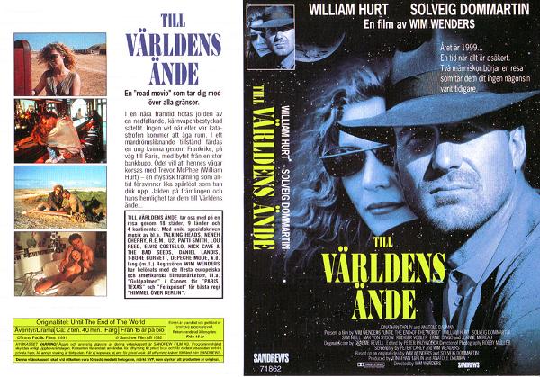 TILL VÄRLDENS ÄNDE (VHS)