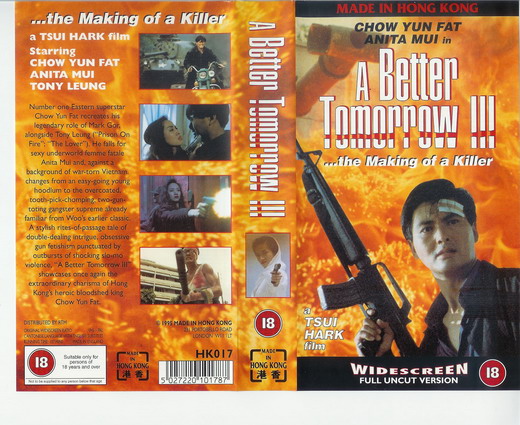 A BETTER TOMORROW 3 (VHS)