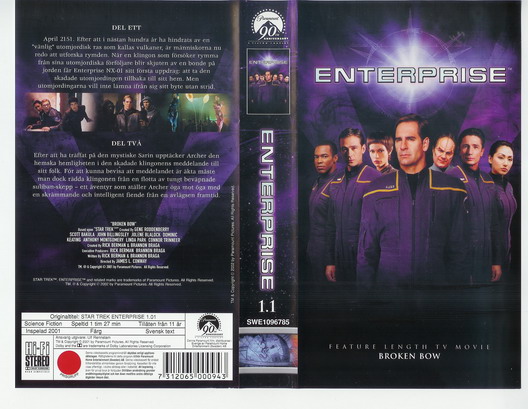 STAR TREK ENTERPRISE Vol 1.1 (VHS)