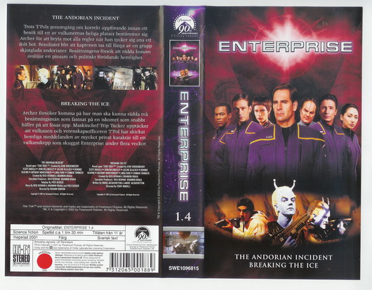 STAR TREK ENTERPRISE Vol 1.4 (VHS)