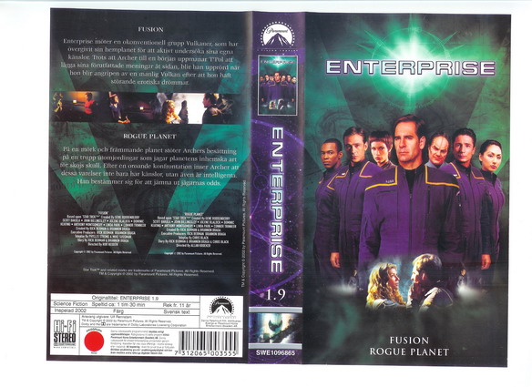 STAR TREK ENTERPRISE Vol 1.9 (VHS)