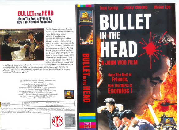 BULLET IN THE HEAD (VHS) NL