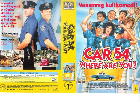 CAR 54, WHERE ARE YOU? (vhs-omslag)