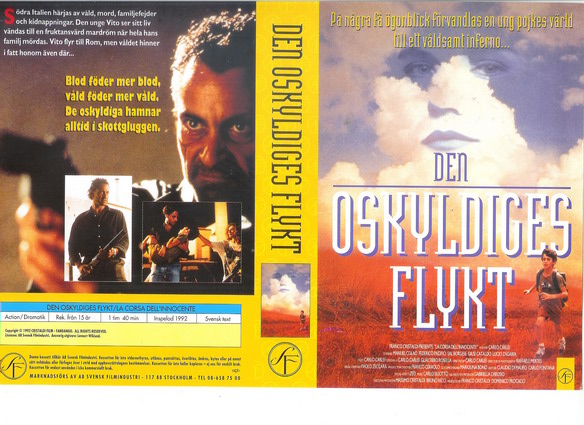 DEN OSKYLDIGES FLYKT (VHS)