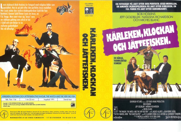 KÄRLEKEN,KLOCKAN OCH JÄTTEFISKEN (VHS)