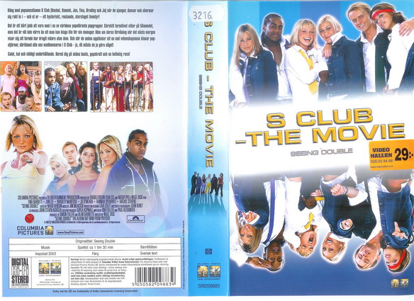 S CLUB - THE MOVIE (VHS)