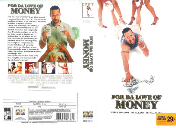 FOR DA LOVE OF THE MONEY (VHS)