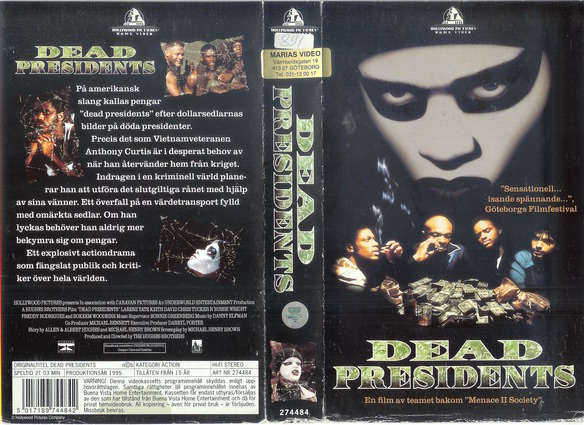 274484 DEAD PRESIDENTS (VHS)
