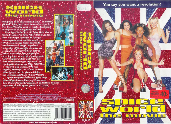 SPICE WORLD THE MOVIE (Vhs-Omslag)