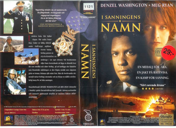I SANNINGENS NAMN (VHS)