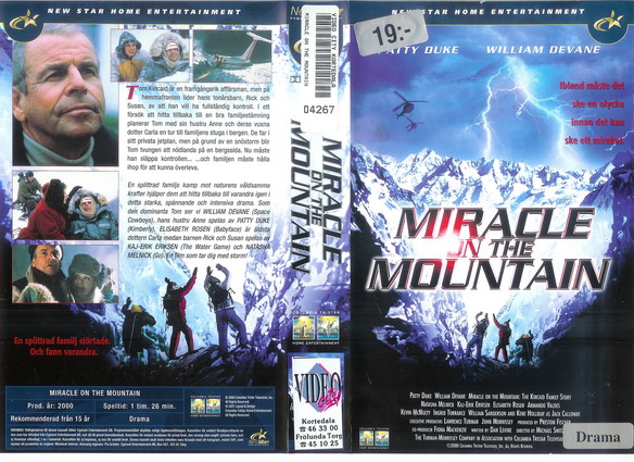 MIRACLE ON THE MOUNTAIN (VHS)