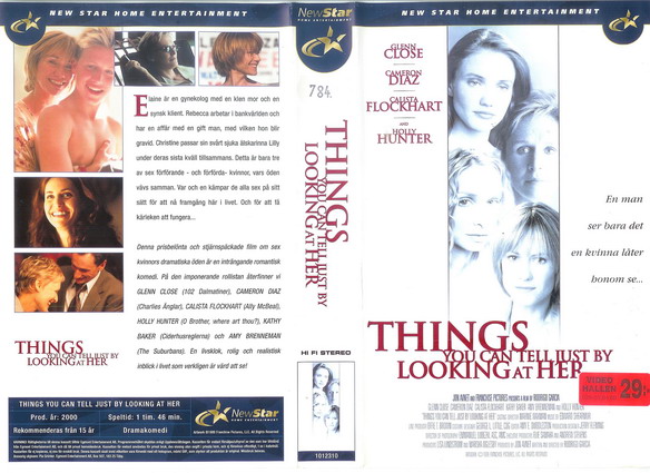THINGS YOU CAN TELL JUST BY LOOKING AT HER (VHS)