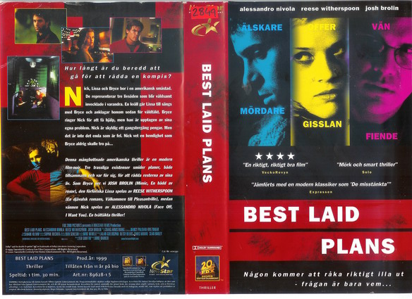 BEST LAID PLANS (VHS)